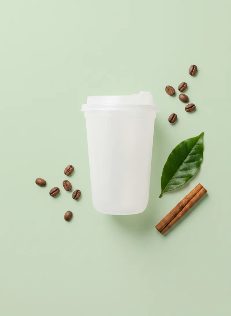 Frosted PP disposable cold brew cup