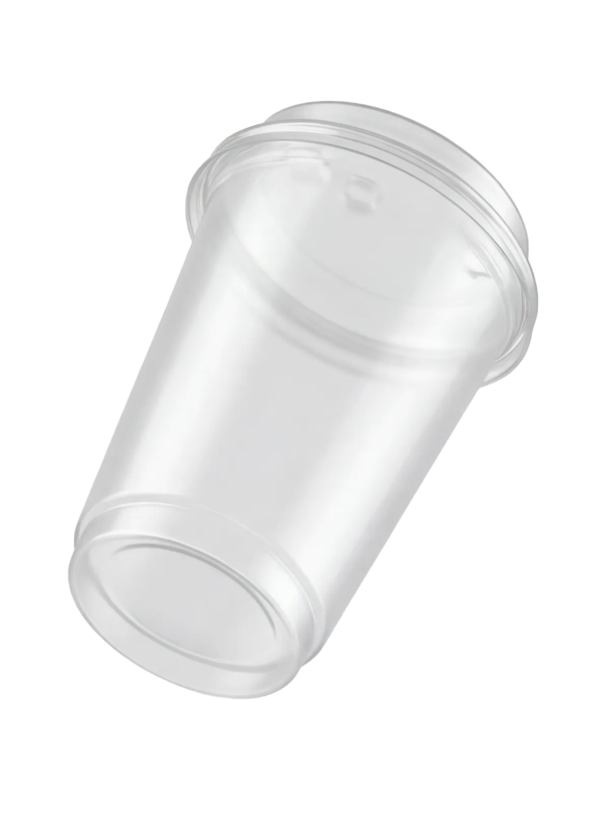 Disposable cup Inverted base, E · stack stable